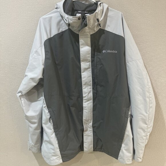 Columbia Other - Columbia Jacket Mens Extra Large Gray Omni Shield Puffer Hooded Hiking Camping